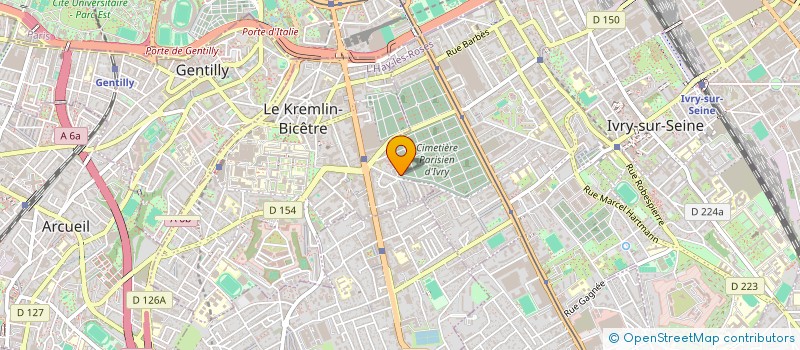 localisation de l'entreprise MADAME INES LOMAMA à LE KREMLIN-BICETRE