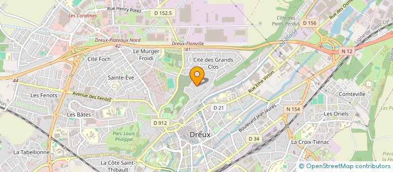 localisation de l'entreprise MADAME INES LORCA à DREUX