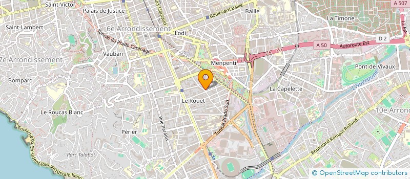 localisation de l'entreprise MADAME INES LUCIA à MARSEILLE