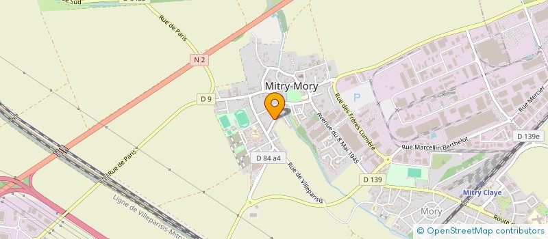 localisation de l'entreprise MADAME INES MAAROUF à MITRY-MORY