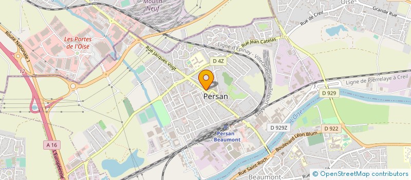 localisation de l'entreprise MADAME INES MAKOYA  SAINT-LEU-LA-FORET