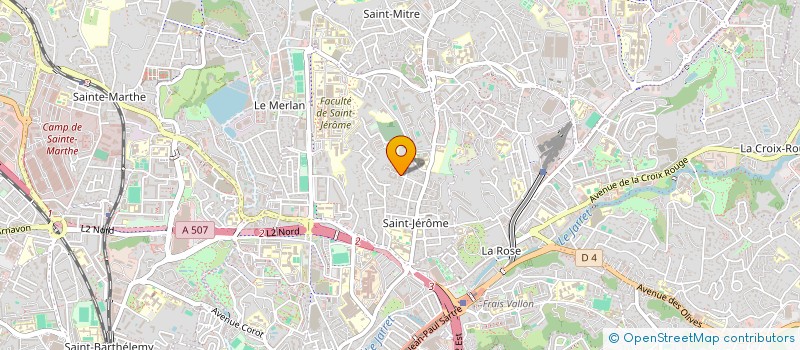 localisation de l'entreprise MADAME INES MAMERI à MARSEILLE