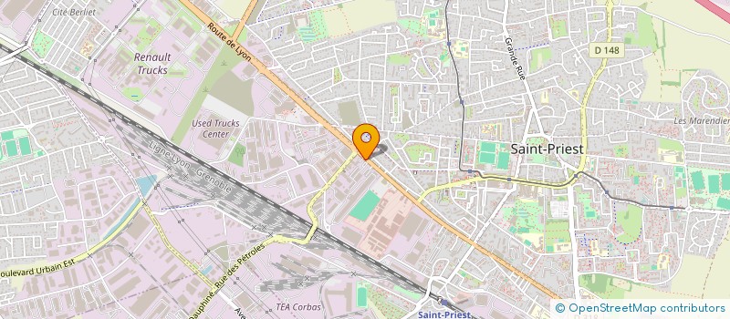 localisation de l'entreprise MADAME INES MANKOUR  SAINT-PRIEST