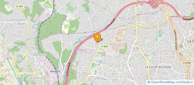 localisation de l'entreprise MADAME INES MANZANARES  MOUGINS