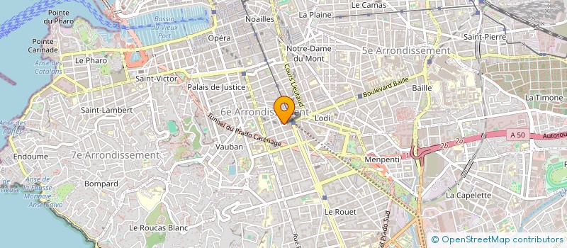 localisation de l'entreprise MADAME INES MARDINLI à MARSEILLE