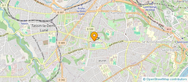 localisation de l'entreprise MADAME INES MARECHAL à LYON