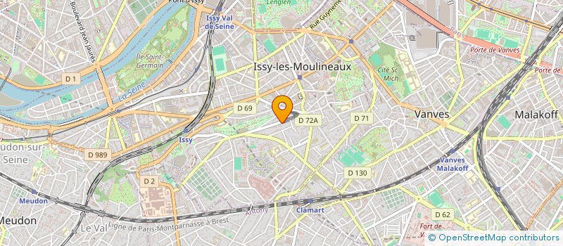 localisation de l'entreprise MADAME INES MARIE SIXTINE MOREAU à ISSY-LES-MOULINEAUX