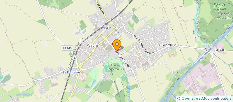 localisation de l'entreprise MADAME INES MARIE SOPHIE DELERUYELLE  WAVRIN