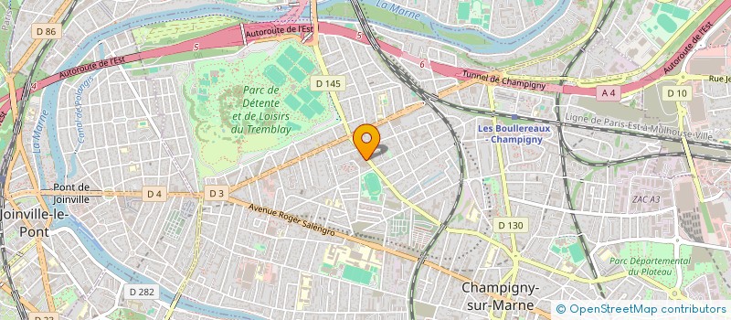 localisation de l'entreprise MADAME INES MARIMOUTTOU à CHAMPIGNY-SUR-MARNE