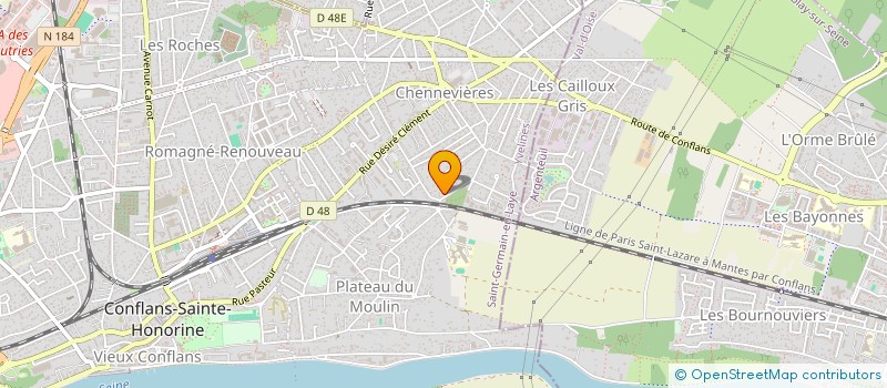 localisation de l'entreprise MADAME INES MARTINS  CONFLANS-SAINTE-HONORINE