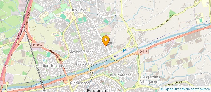 localisation de l'entreprise MADAME INES MATHLOUTHI  PERPIGNAN