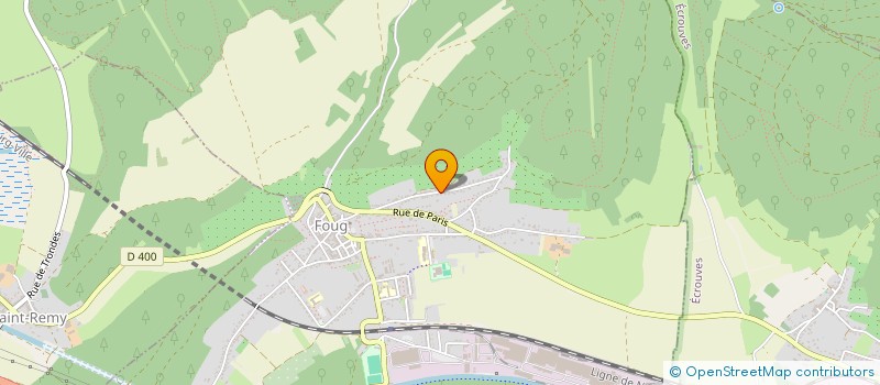 localisation de l'entreprise MADAME INES MAURY  FOUG