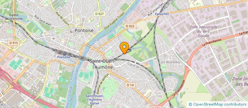localisation de l'entreprise MADAME INES MAUVE  SAINT-OUEN-L'AUMONE
