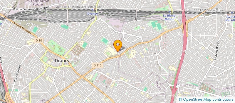 localisation de l'entreprise MADAME INES MAZARI  DRANCY