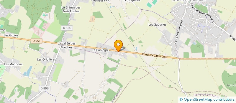 localisation de l'entreprise MADAME INES MBAPPE  SAINT-JULIEN-L'ARS