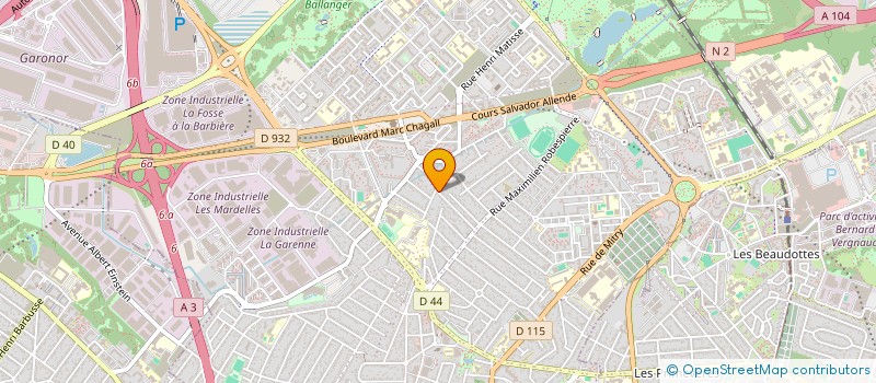 localisation de l'entreprise MADAME INES MBAREK à AULNAY-SOUS-BOIS