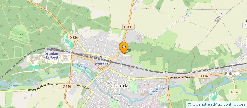 localisation de l'entreprise MADAME INES MBAYE  DOURDAN