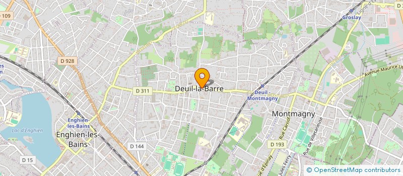 localisation de l'entreprise MADAME INES MEBTOUL MESSILI  DEUIL-LA-BARRE