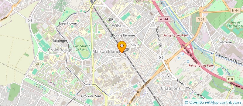 localisation de l'entreprise MADAME INES MECHEHAR  REIMS