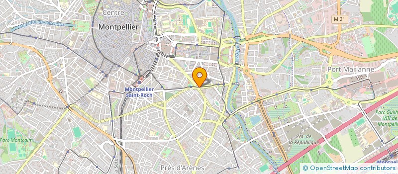 localisation de l'entreprise MADAME INES MEFTAH  MONTPELLIER