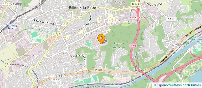 localisation de l'entreprise MADAME INES MEFTAH  RILLIEUX-LA-PAPE