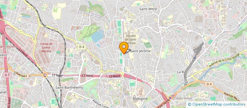 localisation de l'entreprise MADAME INES MEROUANI  MARSEILLE