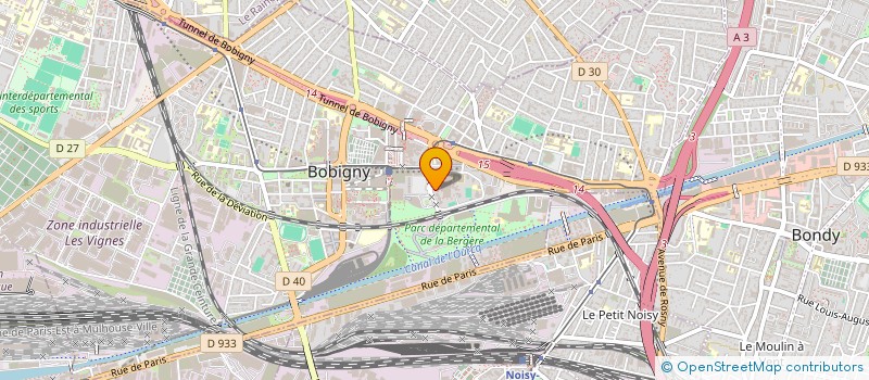 localisation de l'entreprise MADAME INES MESBAHI à BOBIGNY