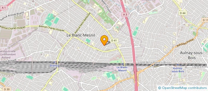 localisation de l'entreprise MADAME INES MEZIANE à LE BLANC-MESNIL