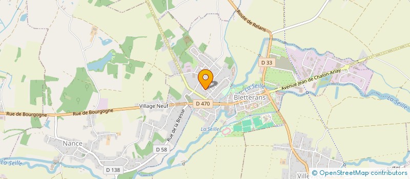 localisation de l'entreprise MADAME INES MICHELIN  BLETTERANS