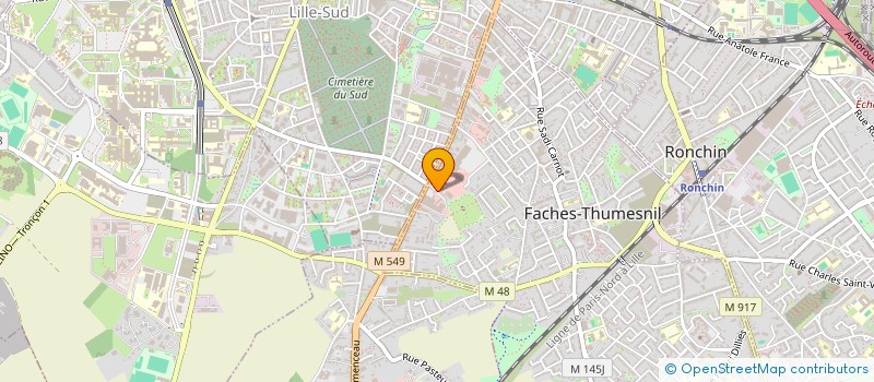 localisation de l'entreprise MADAME INES MOULAY  FACHES-THUMESNIL