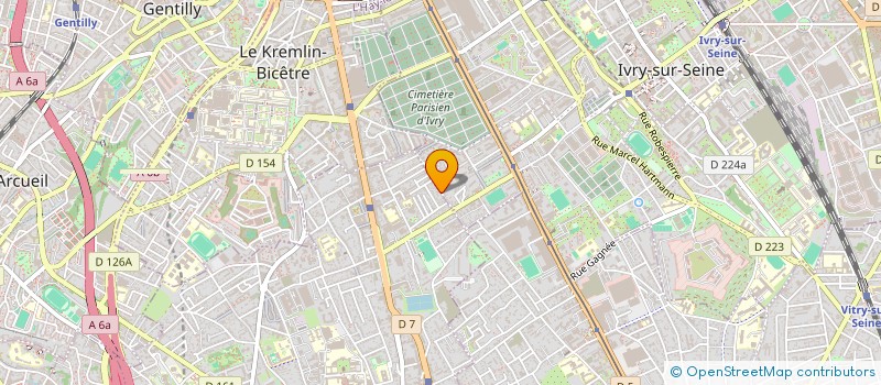 localisation de l'entreprise MADAME INES MTIR  VILLEJUIF