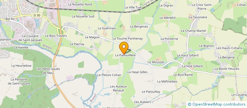 localisation de l'entreprise MADAME INES MULLER  BRETEIL