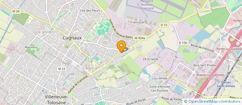 localisation de l'entreprise MADAME INES NALEWSKI  CUGNAUX