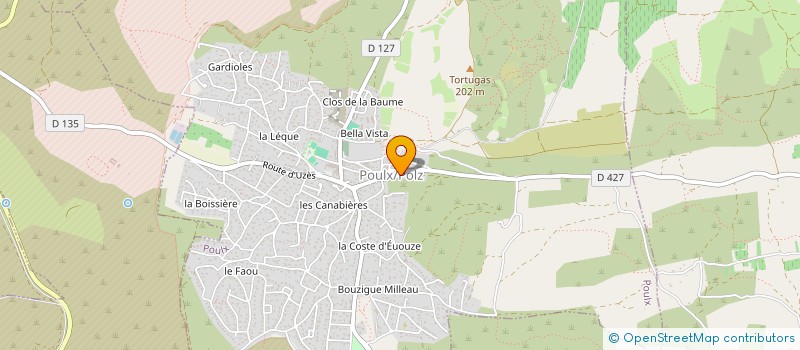 localisation de l'entreprise MADAME INES NASRAOUI  POULX