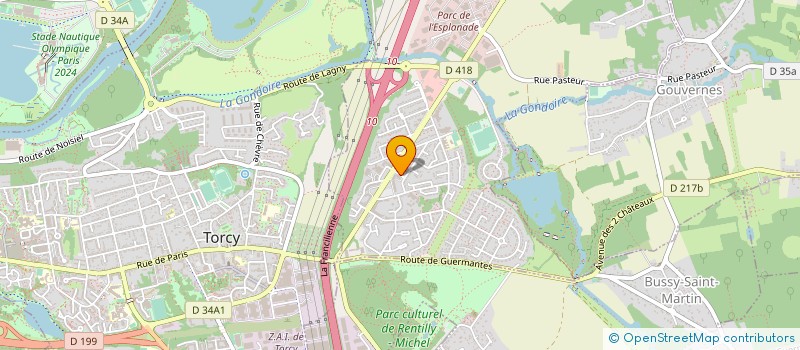 localisation de l'entreprise MADAME INES NSIMBA MUKANA  SAINT-THIBAULT-DES-VIGNES