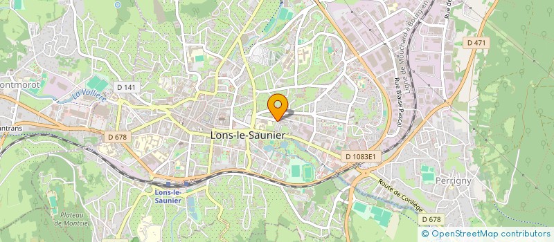 localisation de l'entreprise MADAME INES NYA à LONS-LE-SAUNIER