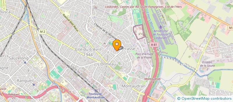 localisation de l'entreprise MADAME INES OUAHAB  TOULOUSE