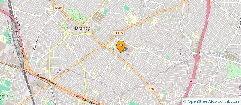 localisation de l'entreprise MADAME INES OUARTI à DRANCY