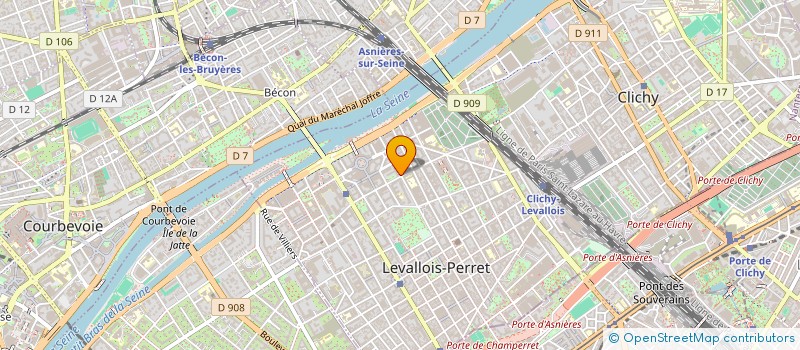 localisation de l'entreprise MADAME INES OULD-MOHAND à LEVALLOIS-PERRET