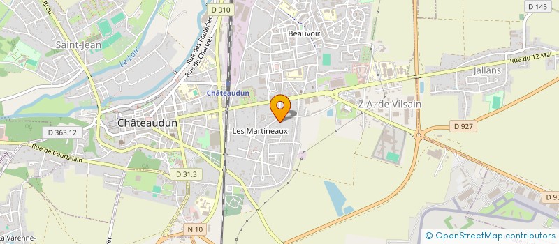 localisation de l'entreprise MADAME INES OUYOUSSEF à CHATEAUDUN