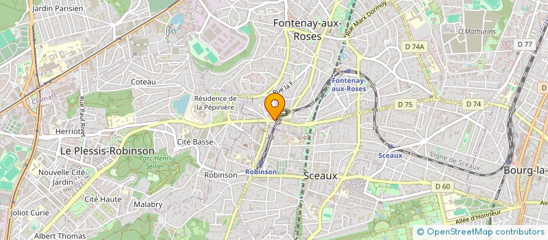 localisation de l'entreprise MADAME INES OUZEROUT à FONTENAY-AUX-ROSES