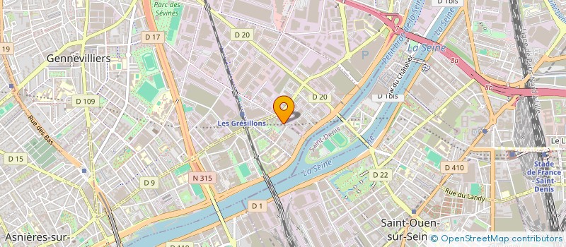 localisation de l'entreprise MADAME INES PAPA  ASNIERES-SUR-SEINE