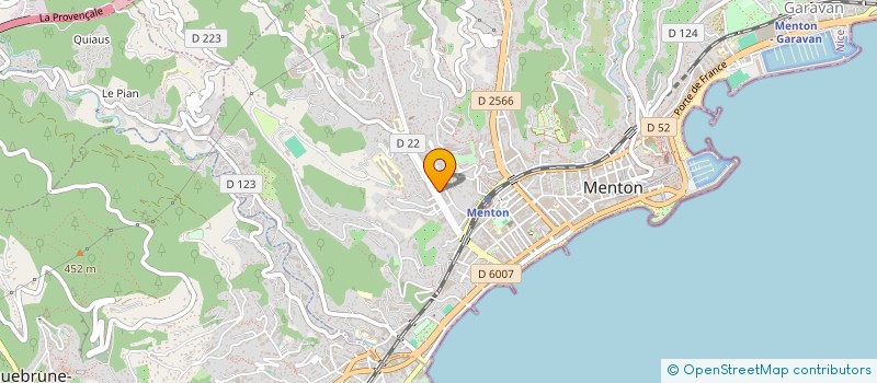 localisation de l'entreprise MADAME INES PELOSO à MENTON