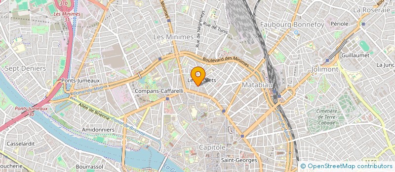 localisation de l'entreprise MADAME INES PEREZ  TOULOUSE