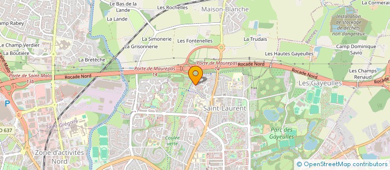 localisation de l'entreprise MADAME INES PERIAUX à RENNES