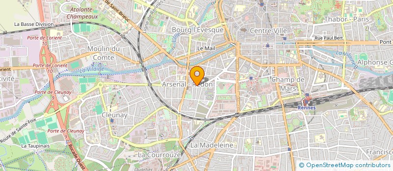 localisation de l'entreprise MADAME INES PREVOS  RENNES