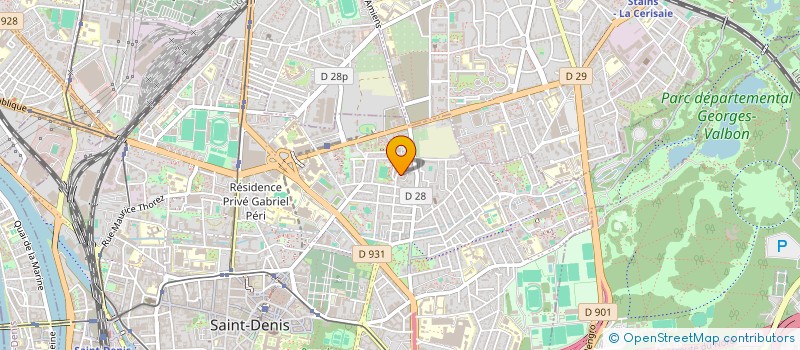 localisation de l'entreprise MADAME INES RAHMANI à SAINT-DENIS