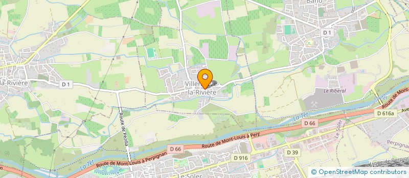 localisation de l'entreprise MADAME INES RAVELO  VILLENEUVE-LA-RIVIERE