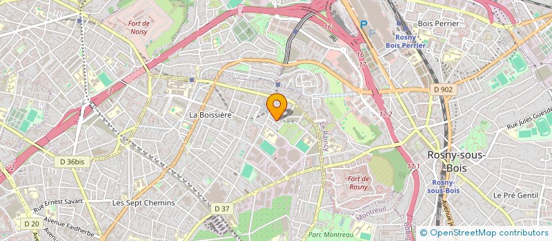 localisation de l'entreprise MADAME INES REGUIOUG  MONTREUIL