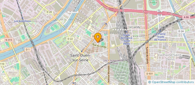 localisation de l'entreprise MADAME INES RELLO à SAINT-DENIS
